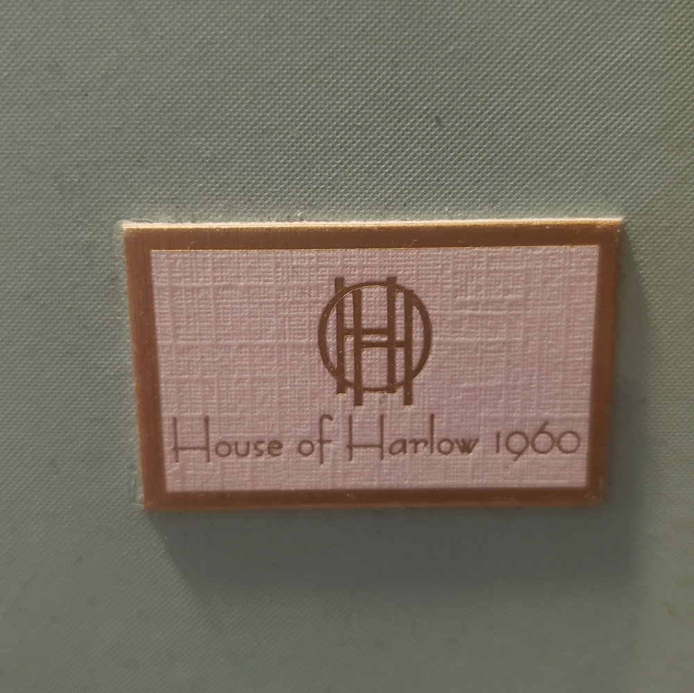 House of Harlow 1960 Gold Geometric Earrings - Picture 4 of 4